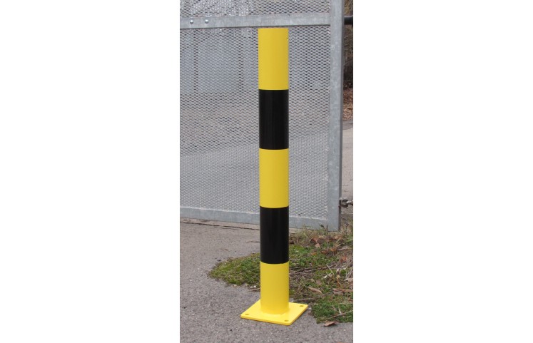 Ochranný sloupek žlutočerný