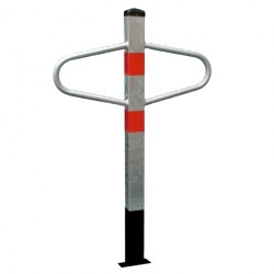 Pevný parkovací sloupek Motýlek, k zabetonování