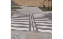 Vodorovné značení Slepecké vodící pruhy