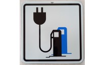 Dodatková tabule - Dobíjecí stanice