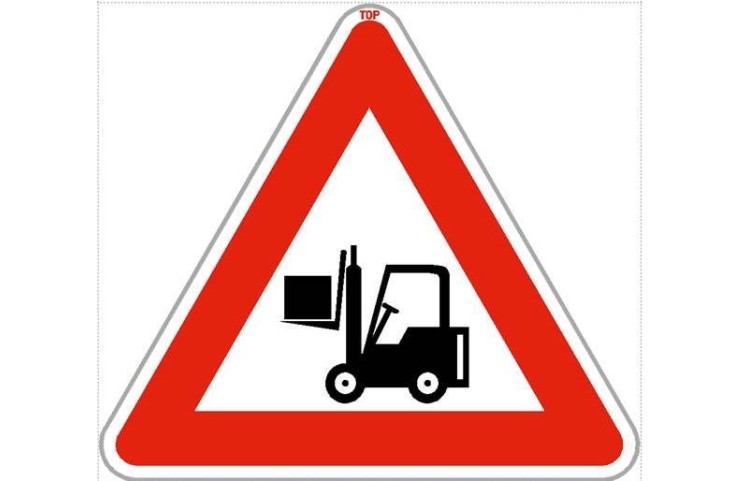 Dopravní značka - Vysokozdvižný vozík