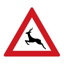 Dopravní značka A14 - Zvěř