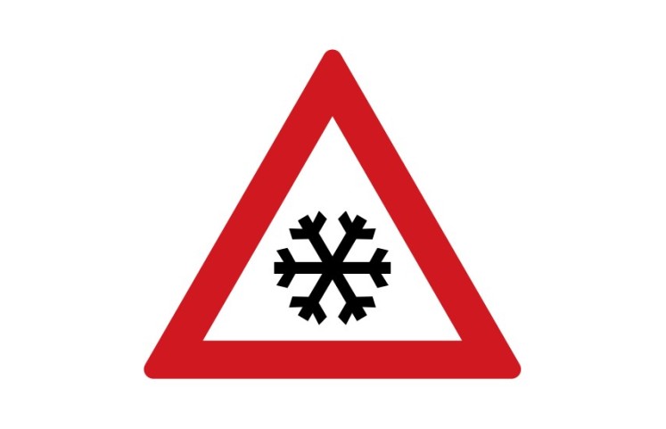 Dopravní značka A24 - Náledí