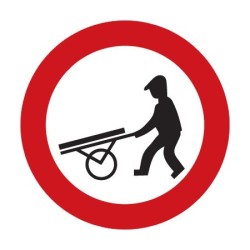 Dopravní značka B10 - Zákaz vjezdu ručních vozíků