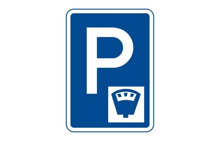 Dopravní značka IP13c - Parkoviště s parkovacím automatem