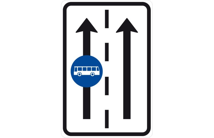 Dopravní značka IP20a - Vyhrazený jízdní pruh