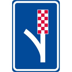 Dopravní značka IP24 - Únikový pruh