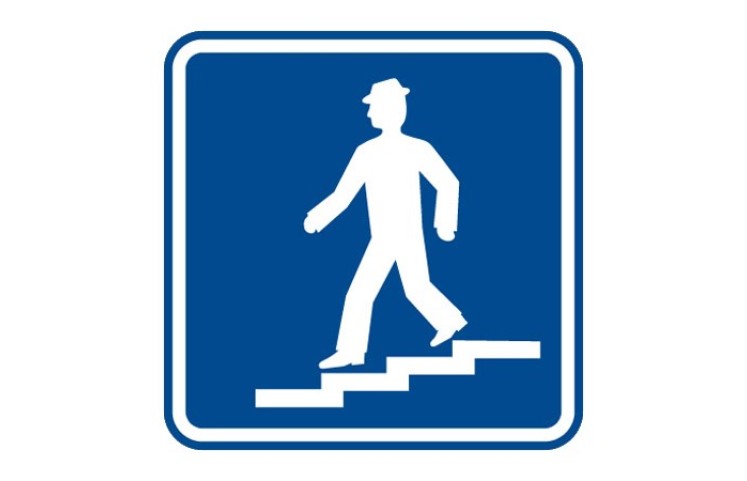 Dopravní značka IP3 - Podchod nebo nadchod