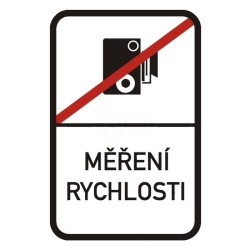 Dopravní značka IP31b - Konec měření rychlosti