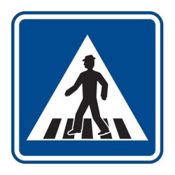 Dopravní značka IP6 - Přechod pro chodce