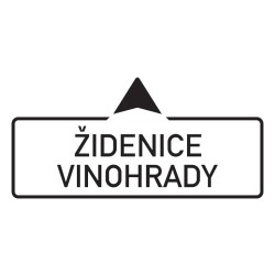 Dopravní značka IS4b - Směrová tabule