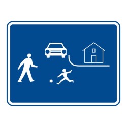 Dopravní značka IZ5a - Obytná zóna