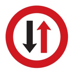 Dopravní značka P7 - Přednost protijedoucích vozidel