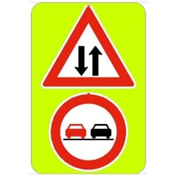 Dopravní značka zvýrazněná - fluorescenční 1000x1500