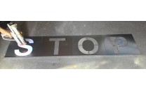 Kovové šablony písmen, 200mm