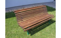 Lavička Baroko, litinová