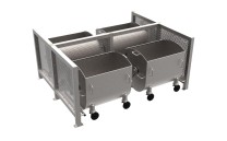 Ohrazení pro odpadové kontejnery Quattro Ohrazení pro odpadové kontejnery Quattro