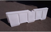 Plastové svodidlo - bílé