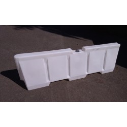 Plastové svodidlo - bílé