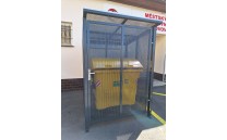 Přístřešek pro odpadkový kontejner - Uzamykatelný