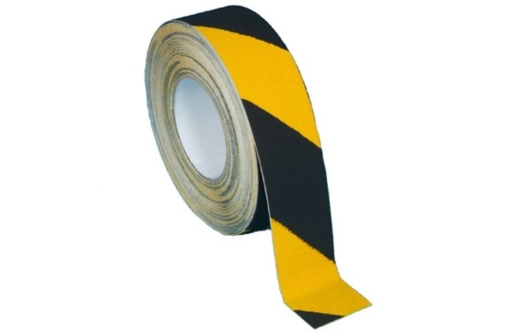 Protiskluzová páska žlutočerná 25mm x 18m Protiskluzová páska žlutočerná 25mm x 18m