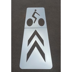 Šablona -  V20 Piktogramový koridor pro cyklisty