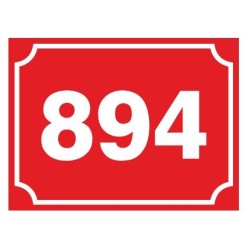 Tabule s číslem popisným