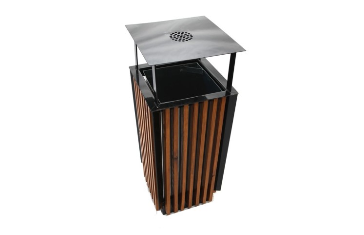 Venkovní koš s popelníkem
