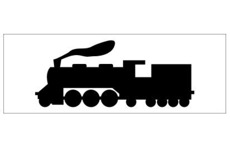 Železniční značka - Lokomotiva